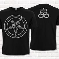 Baphomet T-Shirt Pentagram. Occult symbolism. Devil, Satan, Lilith, 666, Deamon. XL