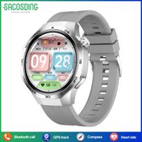 Watch 5 Max Women'sSmart Watch 1.53 Inch AMOLED NFC GPS Sport Trajectory Wireless Charging Men Smartwatch Bluetooth Call 2026 pilka spalva