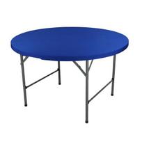 Elastinga apvali stalo užtiesalas, atsparus raukšlėms audinys, universali apsauga, vidaus, lauko, sodo, virtuvės, valgomojo stalo užtiesalas 120cm-152cm S