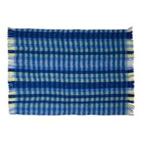 Mėlynos spalvos antklodė ir pledas iš vilnos mišinio 140x200 cm Loom – Hübsch