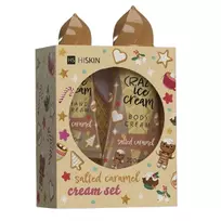 HISKIN_SET Crazy Ice Cream Salted Caramel rankų kremas 60ml + Salted Caramel kūno kremas 200ml