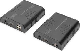 DIGITUS HDMI KVM IP Extender Set Cat5e bis 120m 1080p/60Hz | DS-55529 | 4016032490906