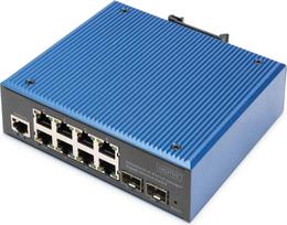DIGITUS Switch 8+2 -Port L2 managed Gigabit Ethernet  FPC | DN-651156 | 4016032490180