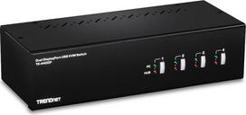 TRENDnet KVM Switch 4-port Dual Monitor DisplayPort | TK-440DP | 710931170214