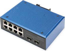 DIGITUS Switch 8+2 -Port Fast Ethernet PoE C/APC Stecker 5 | DN-651147 | 4016032490272