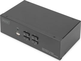 DIGITUS KVM Switch, 4-Port, Dual Display, 4K, DisplayPort | DS-12882 | 4016032478140