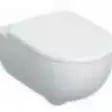 Geberit Selnova rinkinys pakabinamas WC puodas Premium,rimfree, su dangčiu soft close, balta spalva