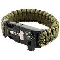 Paracord išgyvenimo apyrankė M-Tac, žalia