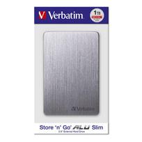 Išorinis kietasis diskas Verbatim Store 'n' Go ALU Slim 1TB pilkas