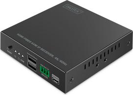 DIGITUS HDMI Fiber IP Receiver 4K/60Hz Black | DS-55349 | 4016032501879