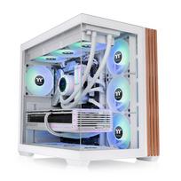 Thermaltake View 380 WS ARGB  (weiß/holz, Tempered Glass x 2, Holz-Struktur) | CA-1Z2-00M6WN-WS | 4711658545596