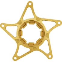 AbsoluteBlack E-BIKE Specialized Brose Super Steel Spider - dantračio adapteris | 53mm Chainline | DM | Gold