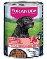 EUKANUBA Life Care Senior Rich in Beef 400 g paštetas vyresniems šunims, turintis jautienos ir moliūgo