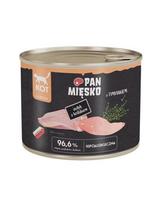 PAN MIĘSKO kalakutienma  ir triušienos šlapias kačių maistas 200 g