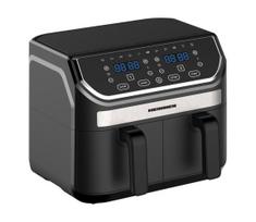 Heinner HAF-KDB1700BK - Dvikamerinė karšto oro gruzdintuvė 8,5 l 1700W/230V juoda