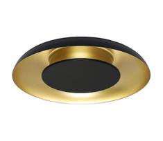 Lubinis LED šviestuvas PIATTINO LED/30W/230V 3000/4000/6000K skersmuo 40 cm juodas/auksinis