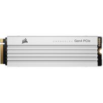 Corsair MP600 Pro LPX NVMe SSD, PCIe 4.0 M.2 Typ 2280 - 4 TB - weiß | SSCS-094 | 0840006692157