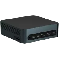 Barebone, 12th Gen Intel Core I5-1235U, W/O RAMandROM,with Wifi6, 2xUSB3.2Gen1TypeA,2xUSB2.0TypeA,1xheadphone jack;1x power connector;1xHDMI1.4Type A,1xHDMI 2.0TypeA1xType-Cdata onlyUSB2.0,1xType-CFull fuction;1xRJ45,fTPM2.0 firmware,VESA mount with screw