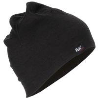 Fox Outdoor merino vilnos kepurė kvėpuojanti juodos spalvos