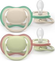 Philips Avent - Ultra air soother, 6-18m, light beige/light green