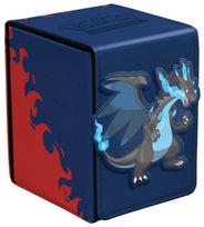 UP - Mega Charizard X Alcove Flip Deck Box for the Pokémon