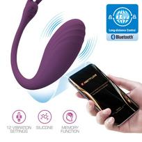 APP SERIES PRETTY LOVE - CATALINA VIBRATOR APP REMOTE CONTROL PURPLE