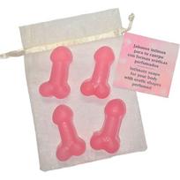 DIABLO PICANTE DIABLO PICANTE - 4 PENIS-SHAPED PERFUMED MINI SOAPS PINK