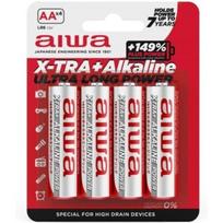 AIWA AIWA - X-TRA ALKALINE AA ALKALINE BATTERY LR6 BLISTER*4