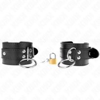 KINK WRIST RESTRAINT KINK - O-RING LOCKED WRIST RESTRAINTS BLACK ADJUSTABLE 20-28 CM X 5.5 CM
