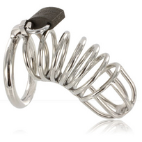 METAL HARD METAL HARD - CAGE RING CHASTITY DEVICE