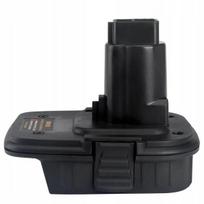 Pakaitinė dalis adapteris Dewalt ir Milwaukee 18V – Suderinamas su DCB201, Lengvas montavimas, Įtampa 18V