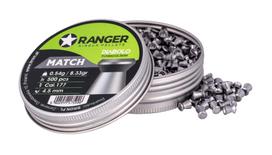 4,5 mm RANGER Diabolo Professional Match flat 500 šovinių