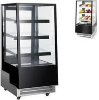 Šaldytuvas Arktic šaldoma stiklinė vitrina, 3 lentynos, 300 l, 480 W