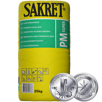 Cementinis-kalkinis mišinys SAKRET PM super 25 kg