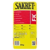 Plytelių klijai SAKRET FK 25 kg