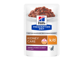 Hill’s Prescription Diet konservai katėms Inkstų priežiūrai su jautiena 12x85g