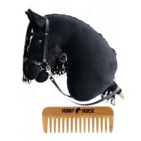 Arkliukas ant lazdos Hobby Horse, juodas