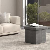 Saugiklis su saugojimo vieta, SONGMICS LSF028G01, 30 x 30 x 30 cm, Tamsiai pilka, Hoiustamispukk, SONGMICS LSF028G01, 30 x 30 x 30 cm, Tume Hall