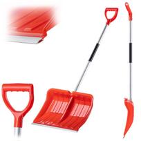 KADAX sniego kastuvas su aliuminio rankena 50cm oranžinis