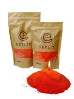 Get Lit granuliuotas bičių vaškas žvakėms, raudonas, 500 ml (uogų aromatas)