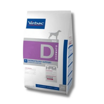 Virbac HPM D1 Dermatology Support Dog visavertis sausas pašaras šunims odos funkcijoms gerinti - 12 kg