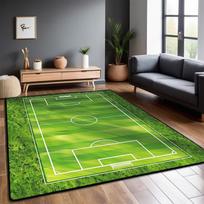 Futbolo aikštės kilimas Svetainė Sulankstomas Didelio dydžio Grindų kilimėliai 200x300cm Neslystantis Žaidimų kilimėlis vaikams Miegamasis Skalbiamas mašinoje 60*90cm