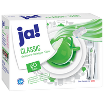 ja! Classic – Indaplovių plovimo tabletės, 60 vnt.
