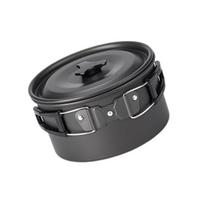 Aluminum Alloy Camping Pot Outdoor Cooking Pot with Lid NonStick Camping Cookware for Camping Hiking Picnic Travel M