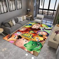 Disney Buzz Lightyear Artoon Mielas kilimas miegamojo svetainės namų sofos dekoravimui Vaikams Didelis grindų kilimėlis Dovana Dekoras 80*120cm