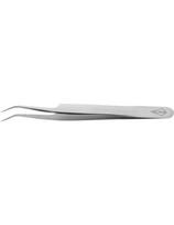 Klinge pincetas, lenktais galiukais, nerūdijančio plieno Klinge Inox 13cm