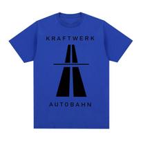 Kraftwerk Autobahn Muzika Vintažiniai Marškinėliai Elektroniniai Sintezatoriai Neu! Krautrock Medvilniniai Unisex Marškinėliai Nauji Marškinėliai Moteriški Viršutiniai Drabužiai L