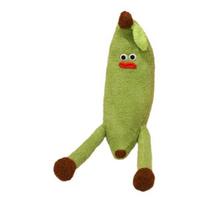 Banana Plush Pillow Soft Stuffed Fruit Toy Yellow Green Color Fruit Shaped Banana Nap Pillow Home Decor 90 cm geltona
