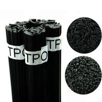 Plastiko suvirinimo viela Rosfix TPO Juoda 100g – Patvari, Lydymosi temp. 320–380°C, Ilgis 42 cm