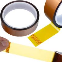 Izoliacinė juosta Rosfix Kapton 20mm – Atspari karščiui iki 240°C, Cheminis atsparumas, 0.05mm x 30m
